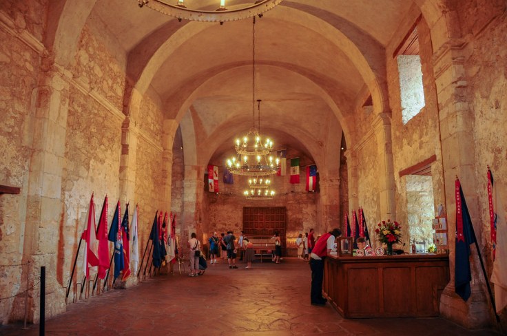 Inside the Alamo mission